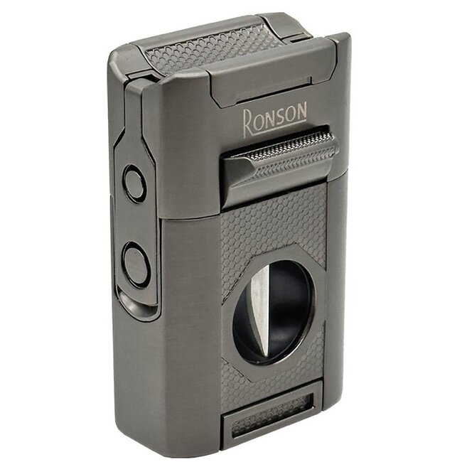 Aansteker Ronson Giant 4-Jetflame Gunmetal