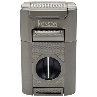 Ronson Aansteker Ronson Giant 4-Jetflame Gunmetal