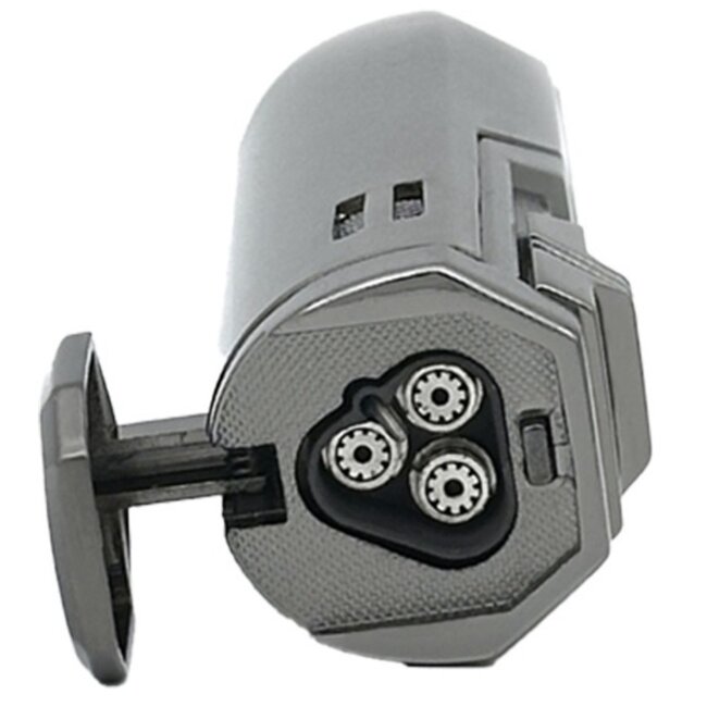 Aansteker Ronson Chinook Triple Jetflame Gun Metal