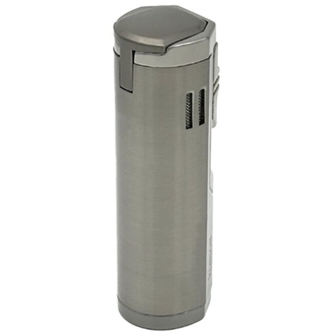 Aansteker Ronson Chinook Triple Jetflame Gun Metal