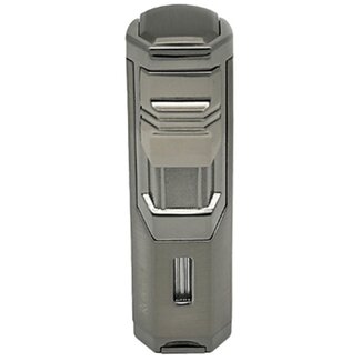 Ronson Aansteker Ronson Chinook Triple Jetflame Gun Metal