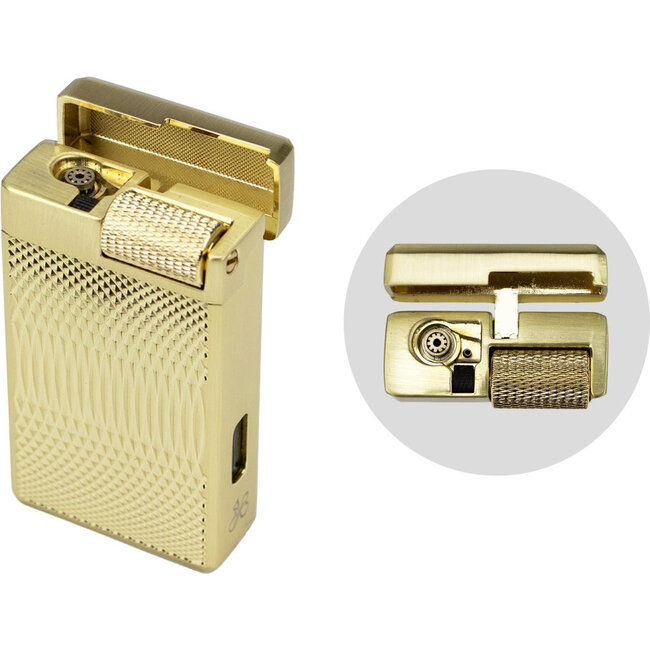 Aansteker Jean Claude Jerome Dual Flame Gold