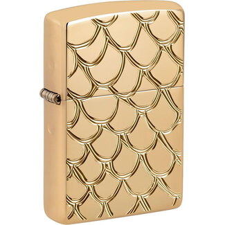 Zippo Aansteker Zippo Armor Case Deep Carved Snake Skin