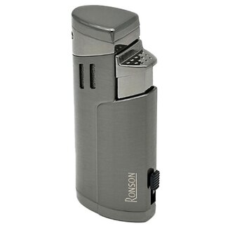 Ronson Lighter Ronson Cyclon Gun Metal Satin