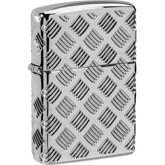 Zippo Aansteker Zippo Armor Case Deep Carved Diamond Plate
