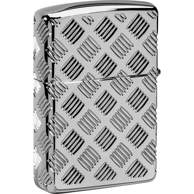 Aansteker Zippo Armor Case Deep Carved Diamond Plate