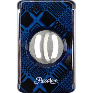 Passatore Cigar Cutter Passatore Red Blue Design