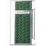 Aansteker Colibri Mosaic Flat Flame Chrome Green