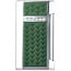 Aansteker Colibri Mosaic Flat Flame Chrome Green