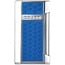Aansteker Colibri Mosaic Flat Flame Chrome Blue