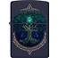 Aansteker Zippo Navy Blue Matte Tree of Life