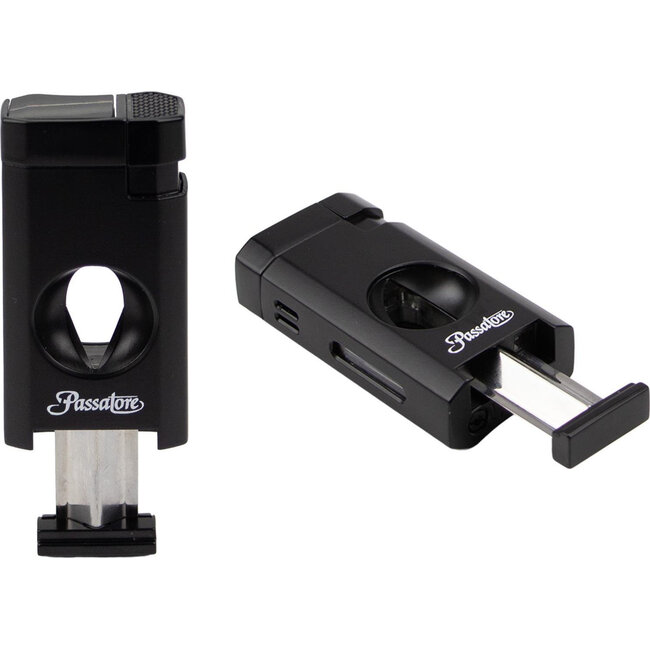 Aansteker Passatore Double Jet-Flame Black