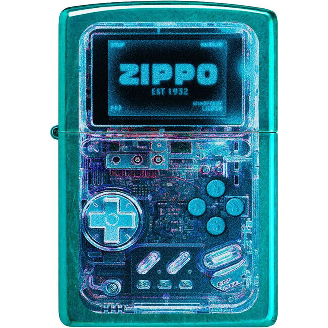 Aansteker Zippo Teal Gamer