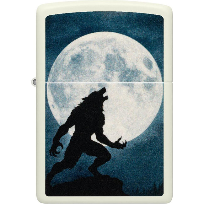 Aansteker Zippo Howling Werewolf Glow in the Dark