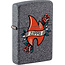 Aansteker Zippo Iron Stone Flame Tattoo
