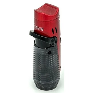 Ronson Aansteker Ronson Bora Double Jetflame Red Black
