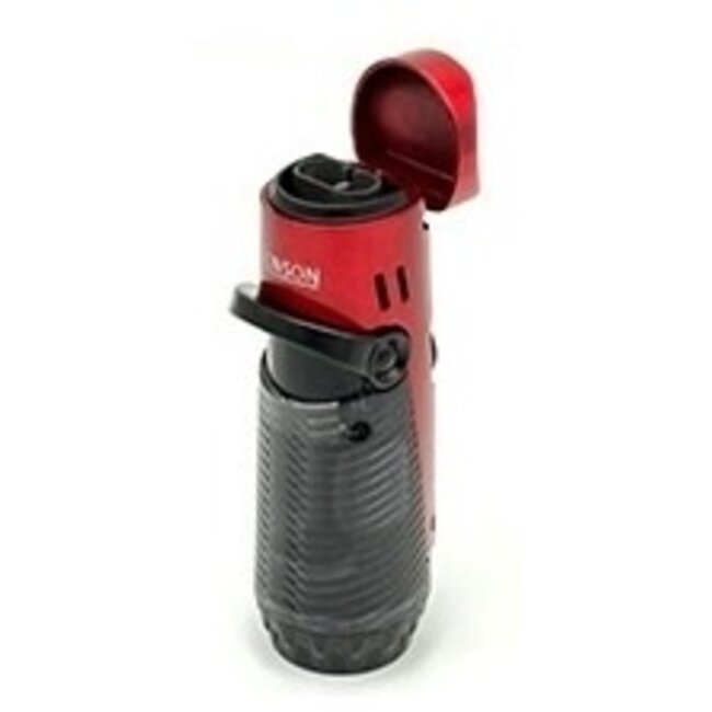 Aansteker Ronson Bora Double Jetflame Red Black