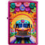 Aansteker Zippo Candy Raspberry Party Bus Flower Power