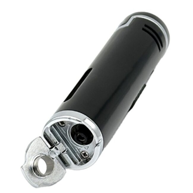 Aansteker Ronson Monsun Triple Jetflame  Black
