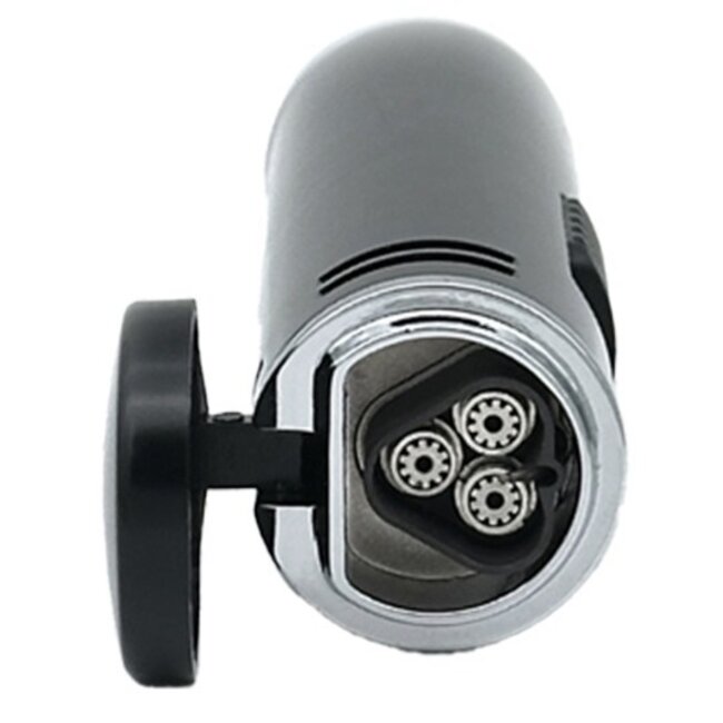 Lighter Ronson Monsun Triple Jetflame Black