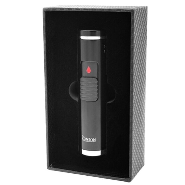 Lighter Ronson Monsun Triple Jetflame Black