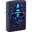 Aansteker Zippo Navy Blue Matte Reaper Skull