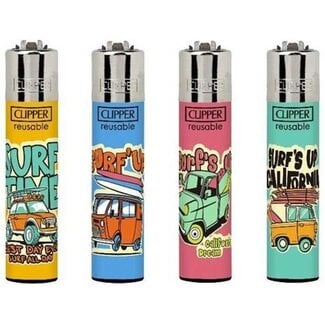 Clipper Set van 4 Clipper Aanstekers Pop Art 2