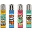 Set van 4 Clipper Aanstekers Pop Art 2