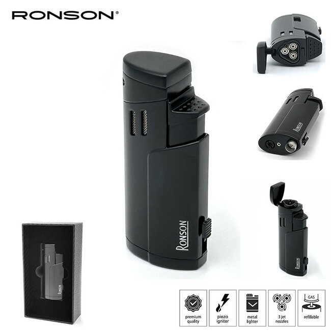 Aansteker Ronson Cyclon Black