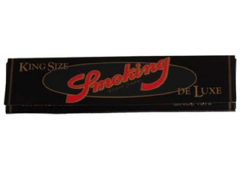 Smoking Kingsize Deluxe Black Vloei 