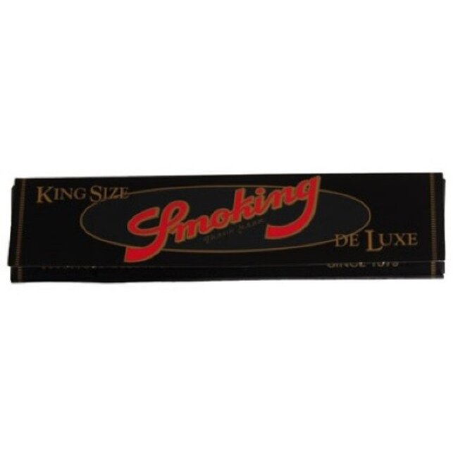 Smoking Smoking Kingsize Deluxe Black Rolling Paper