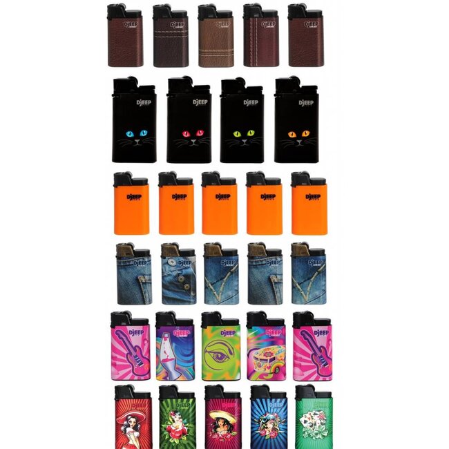 Set of 5 Djeep Lighters