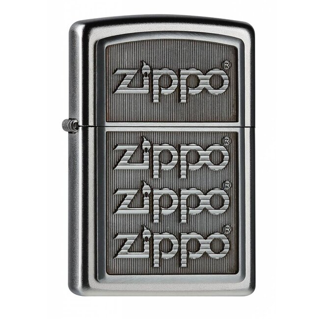 Zippo Aansteker Zippo 4 Zippo Logos 3D Emblem