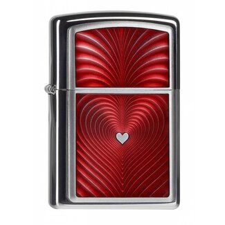 Zippo Aansteker Zippo Red Heart 3D