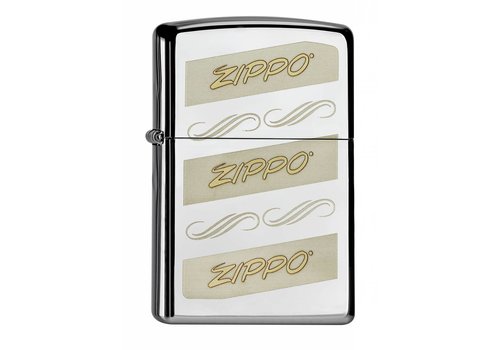Aansteker Zippo Logo Two Tone 