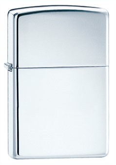 ZIPPO 250 CHROME HIGH POLISHED (unbefüllt, silber, Edelstahl, 55g) als