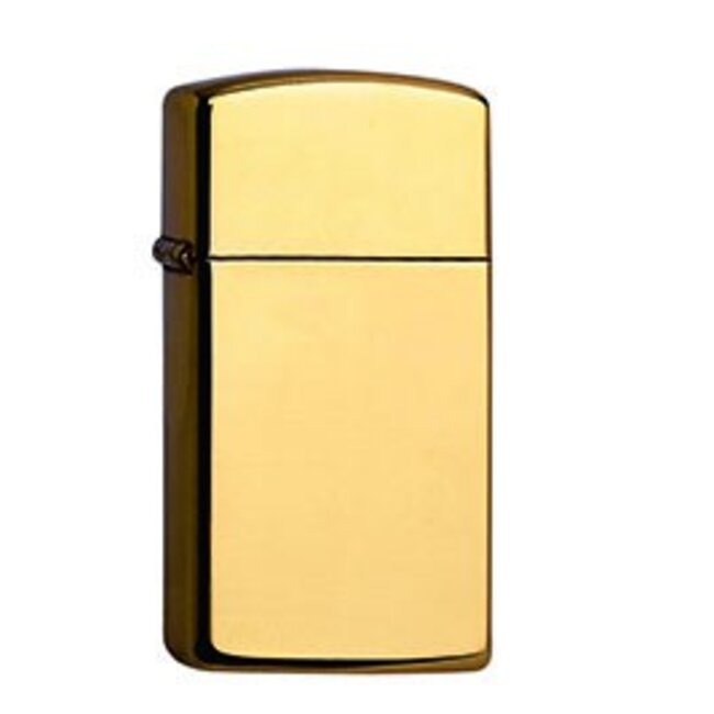 Zippo Lighter Zippo Slim High Polish Brass