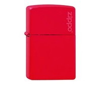 Lighter Zippo Red Matte with Zippo Logo