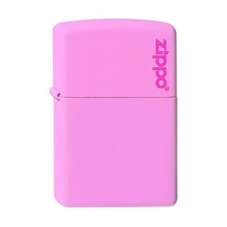 Zippo Lighter Zippo Pink Matte Zippo logo