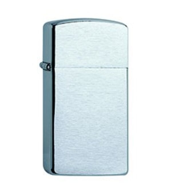 Zippo Aansteker Zippo Slim Brushed Chrome