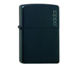 Zippo Lighter Zippo Black Matte with Logo