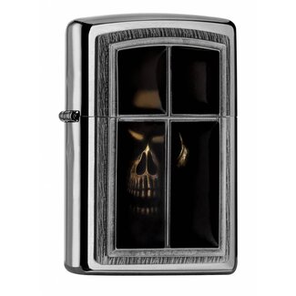 Zippo Aansteker Zippo Anne Stokes Window Skull