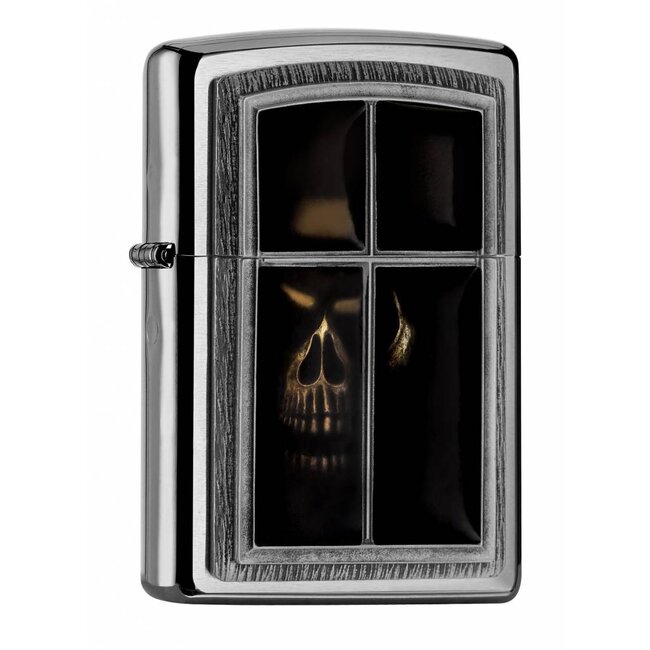 Zippo Lighter Zippo Anne Stokes Window Skull