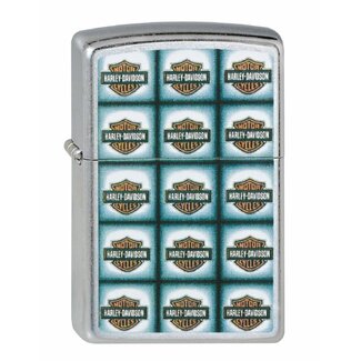 Zippo Aansteker Zippo Harley Davidson Bar Shield Repeated