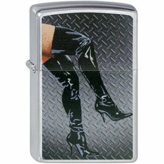 Zippo Lighter Zippo Legs in Boots