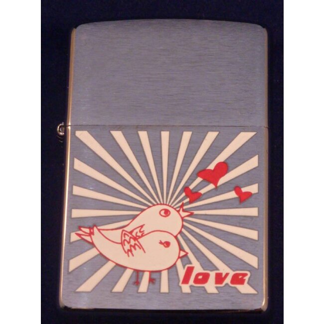 Lighter Zippo Love Birds