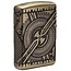 Zippo Lighter Zippo Armor Case Skull Multi Cut