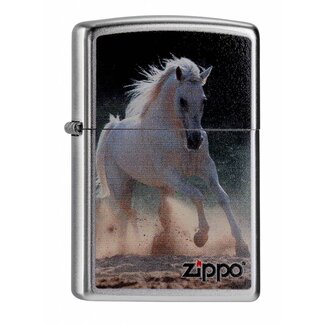 Zippo Lighter Zippo White Horse Galloping