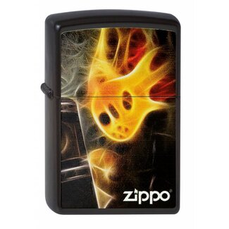 Zippo Lighter Zippo Flaming Guitar