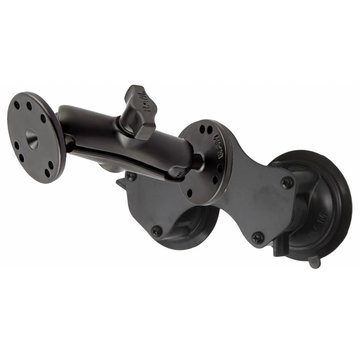 RAM Mount Dubbele zuignap met klemhouder set